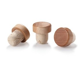 WidgetCo 21.5mm Natural T-Cork with Wood Top