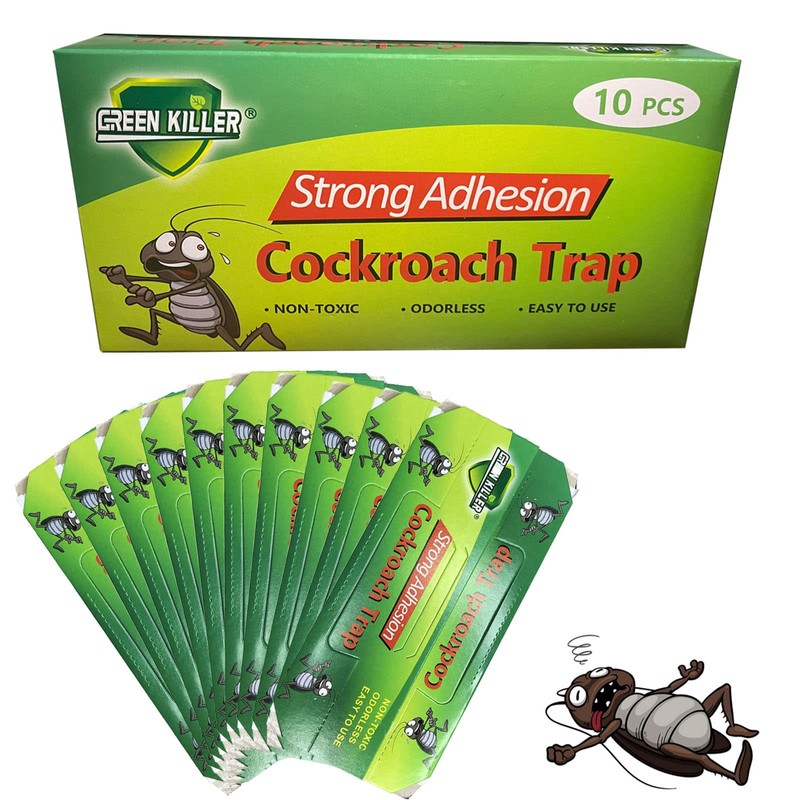 Cockroach Trap Roach Killer Indoor Home Non-Toxic Sticky Trap Bug