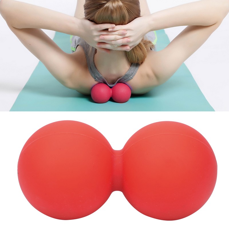 Silica Gel Exercise Peanut Ball Yoga Gym Fitness Body Relax