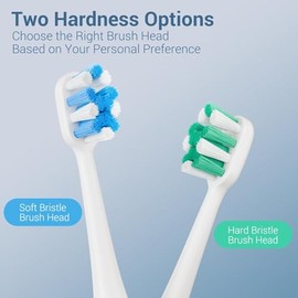 Marchpower Juego para Cepillos de Dientes 2 en 1, 3 Cabezales de Cepillo de Dientes de Repuesto, 1 Punta de Chorro, Compatible con Cepillo de Dientes 