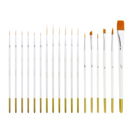 OTOTEC 18pcs Detail Fine Miniature Paint Brushes Mini Tiny Micro Paintbrush Painting Kit for Fabric Citadel Face Model Figurine Acrylic Watercolor Oil Painting