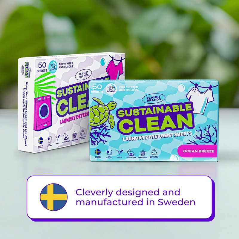 Planet Brands Laundry Detergent Sheets - Made in Sweden, Up
