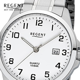 REGENT watch - classic men's watch with date - F1009