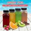 Reli. Plastic Juice Bottles [48 Bulk Pack] [8 oz] Square