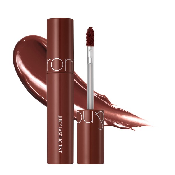 rom&nd Juicy Lasting Tint 20 DARK COCONUT, Vivid color, Juicy & Glossy Finish, Long-lasting, MLBB, moisturizing, Highly-Pigmented, Clear & Natural Makeup, Lip Tint for Daily Use, K-beauty, 5.5g / 0.2 oz