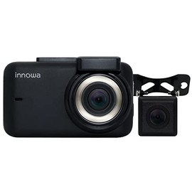 innowa Journey Plus S (Directly Connected to Power Model), Front and Rear Dual Camera, Full HD, Wi-Fi, GPS, 160° Wide Angle, Constant/Shock Recording, Parking Surveillance, 32GB SD Card Included