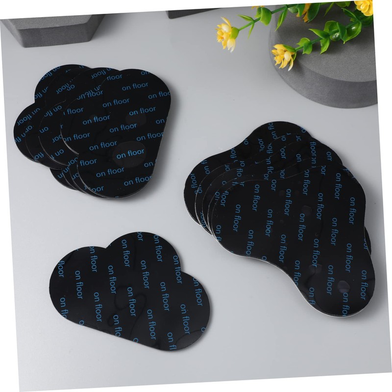LIFKOME 10pcs Non-Slip Rug Stickers Dual-Sided Slip Pads for Hardwood
