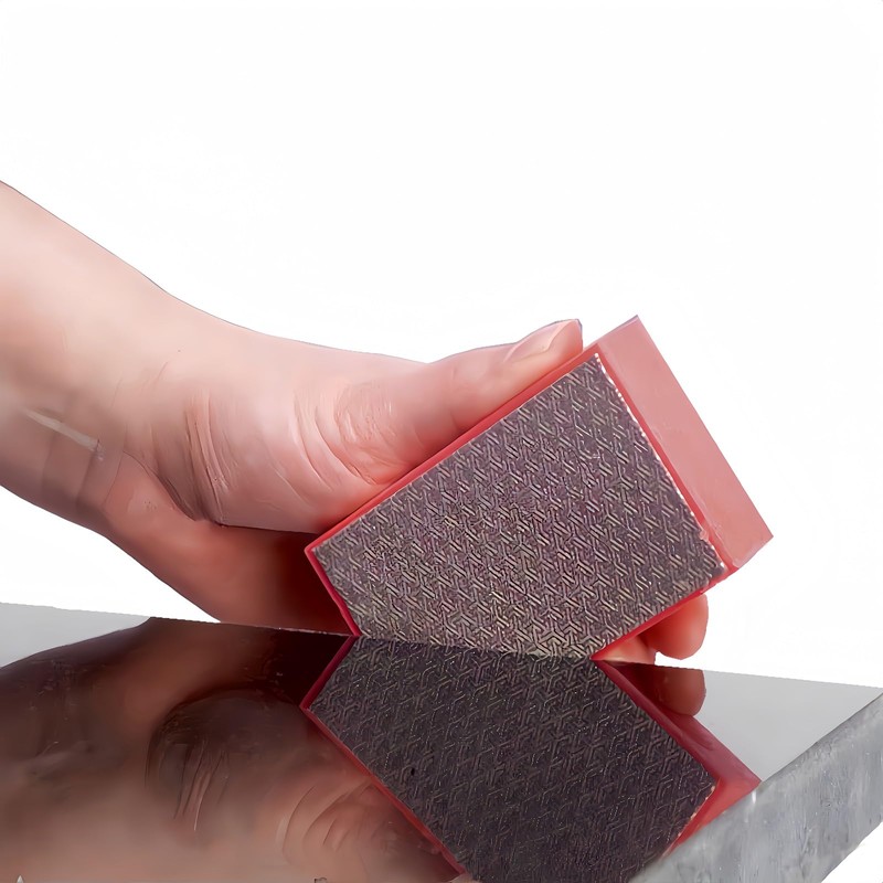 Boxonly Electroplated Diamond Sanding Blocks 400 Grits Arc Shape Back