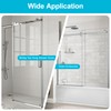 M6219 Sliding Shower Door Bottom Guide - Plastic Track Guide