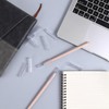 XuJJunB Plastic Pencil Cap Pencil Extender Holder Clear Pen Topper