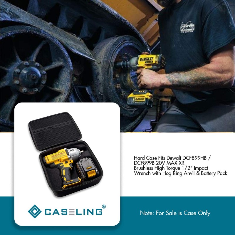 Caseling Hard Shell Case Fits Dewalt DCF899B or DCF899HB Drill.