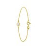 Lucardi - Damen Armband mit Armreif und Plattierung - Schmuck