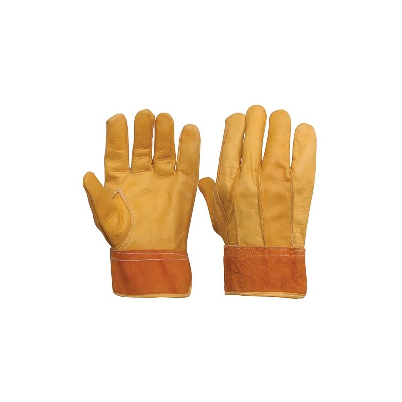 Surtek 137413 Guantes Cortos de Operador Piel de Res