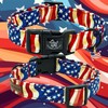 Elegant little tail Independence Dog Collar, 4th of July Holiday