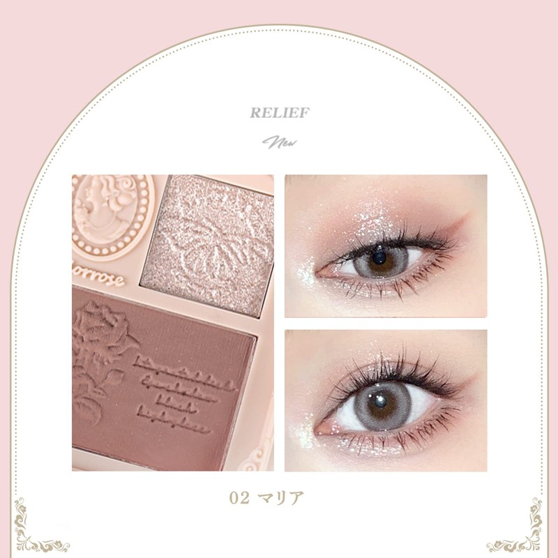 COLORROSE Color Rose Queen Cameo Mini Multi Palette (02 Maria)