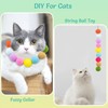 Dexspoeny 2 Pcs Interactive Cats Toy Ball Launcher and 100