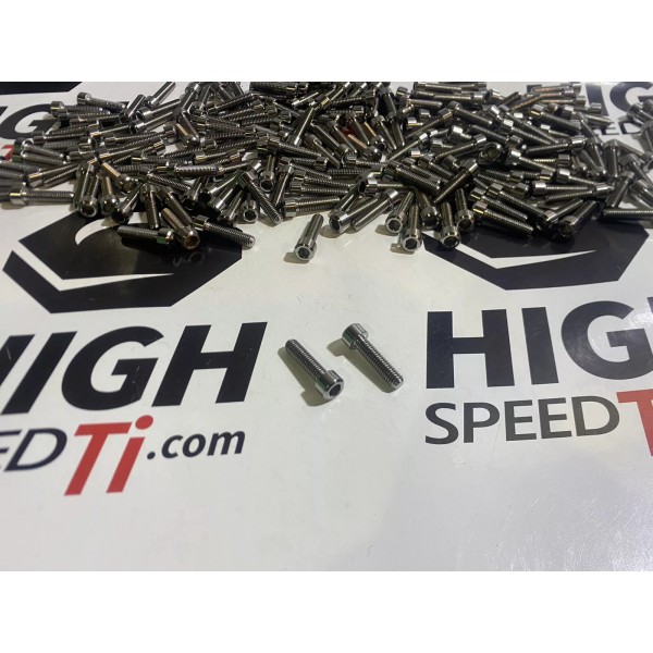 Highspeedti Sprint Car Micro Titanium Throttle Linkage Bolt 10pc 10-32x3/4”