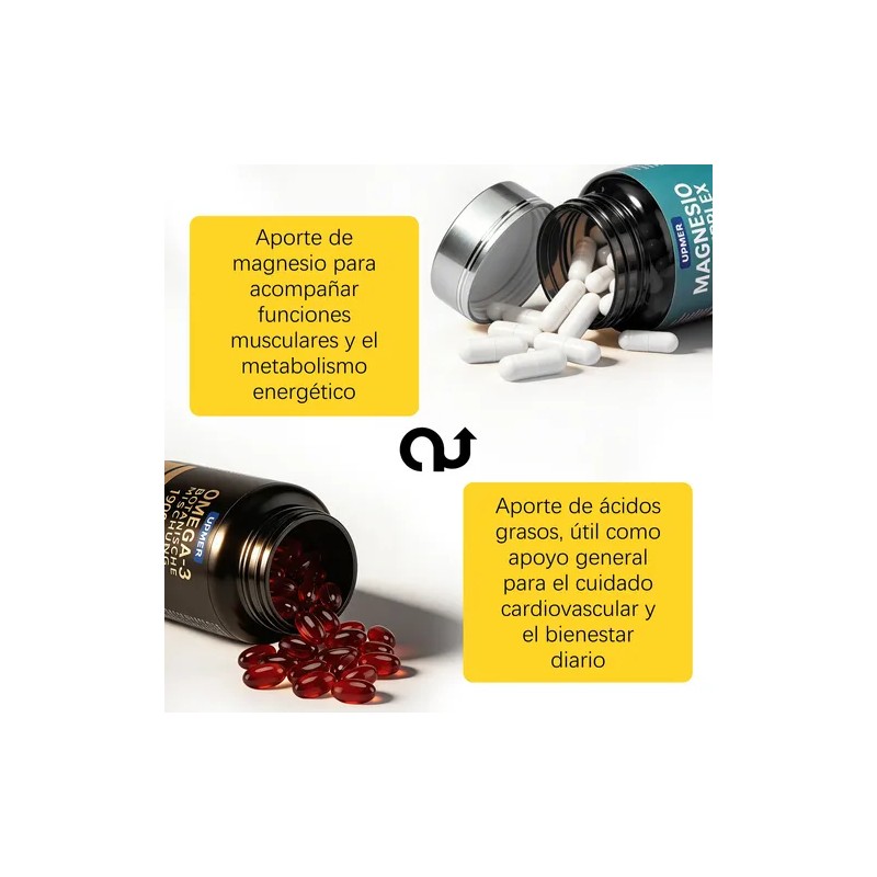 Upmer Pack Duo Magnesio Omega Bienesta