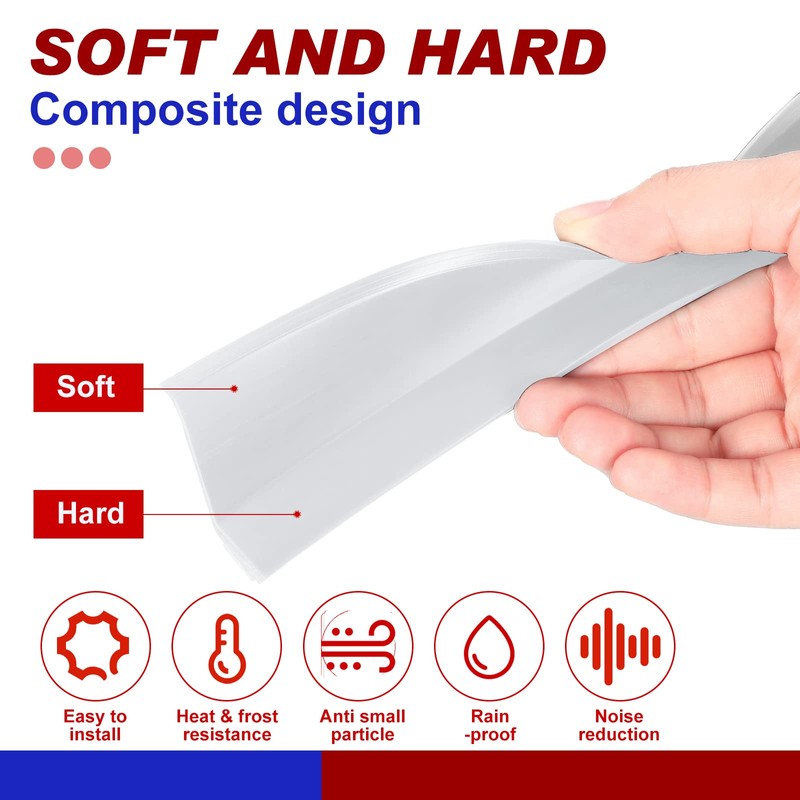 Weatherproofing Garage Door Seals Top and Sides Seal Strip PVC