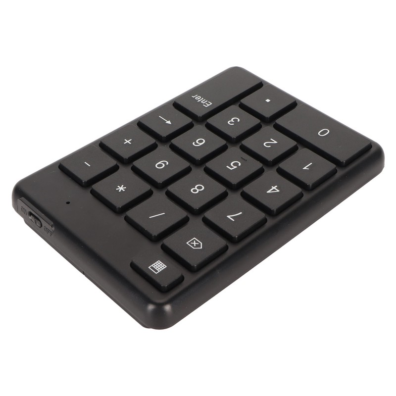 Bluetooth 5.1 Numeric Keypad 19 Keys Ergonomic Number Pads Battery