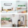 Otoolling Stainless Steel Produce Bag Roll Holder Wall Mount Plastic