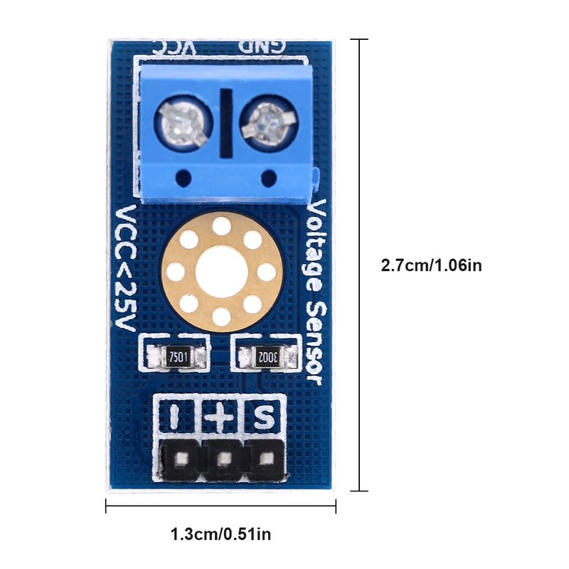 4 x 25 V Sensoren zur Erkennung der Spannung, Modul