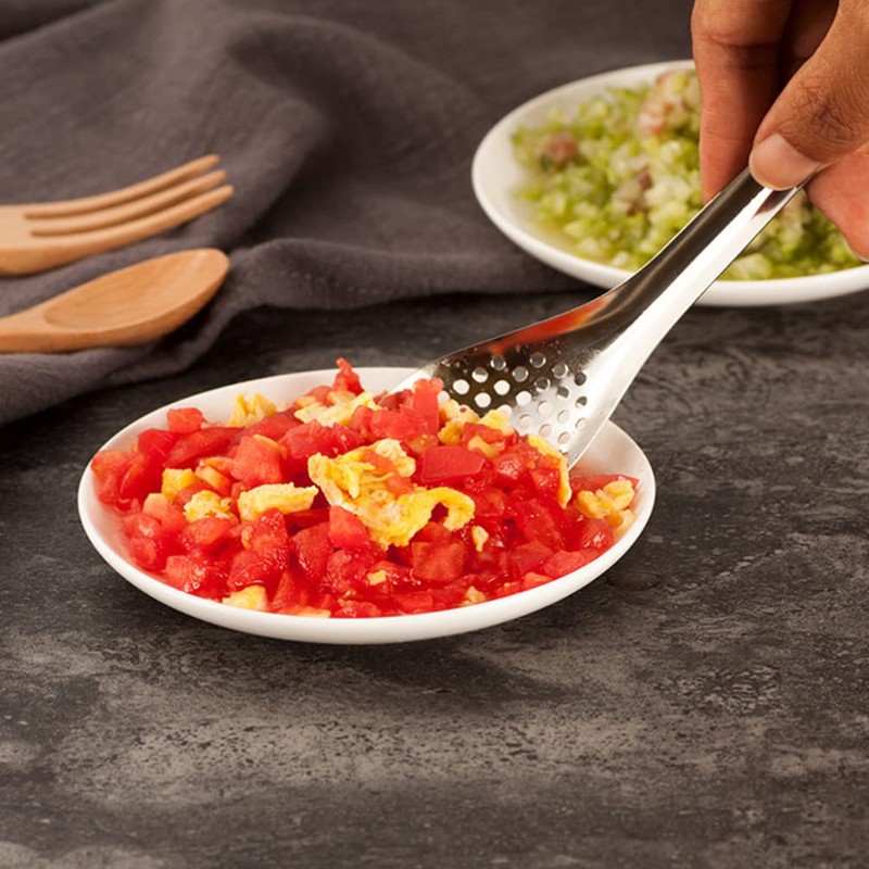Gadpiparty Set of 6 Caviar Slotted Spoons Spherification Tools Kitchen