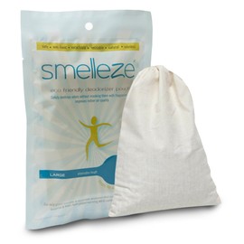 SMELLEZE Reusable Laundry Smell Removal Deodorizer Pouch: Removes Clothing Stink Without Scents
