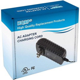 HQRP AC Adapter Power Cord Charger Compatible with Braun Silk-Epil Supersoft, Supersoft Plus Model EE1120, EE1160, EE1170, EE1180S, EE1495, EE1495S, EE1595 Type 5303 Epilator/Hair Remover