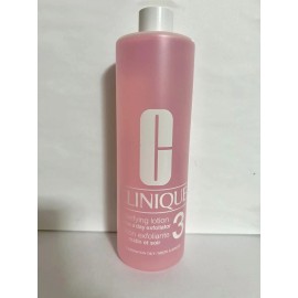Clinique 3 Clarifying Lotion Twice a Day Exfoliator 16.5 oz / 487 ml Jumbo Size