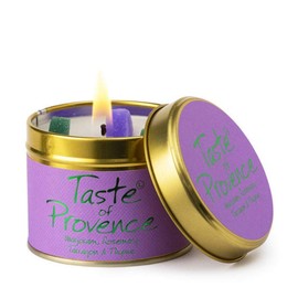 Lily-Flame Taste of Provence Tin, Green, 7.7cm l x 7.7cm w x 6.6cm h