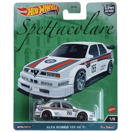 Hot Wheels Alfa Romeo 155 V6 Ti, Spettacolare 1/5 [White]