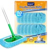 KEEPOW Reusable Microfiber Mop Pads Compatible with Swiffer Sweeper Mop