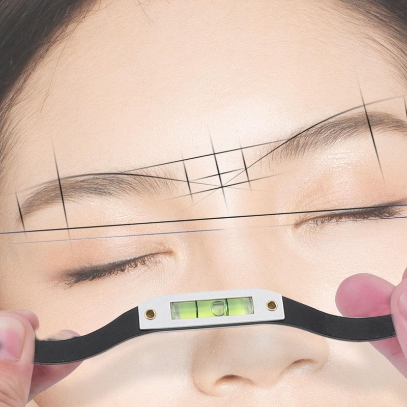 Eyebrow Horizontal Bead Mapping Ruler, Brow Mapping Tool, Eyebrow Ruler,
