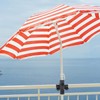 EFUTURETIME Parasol Holder Balcony Square Clampable, Parasol Holder Attachment for