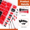 Tanstic 312Pcs 9 Sizes Rubber End Caps Screw Thread Protectors