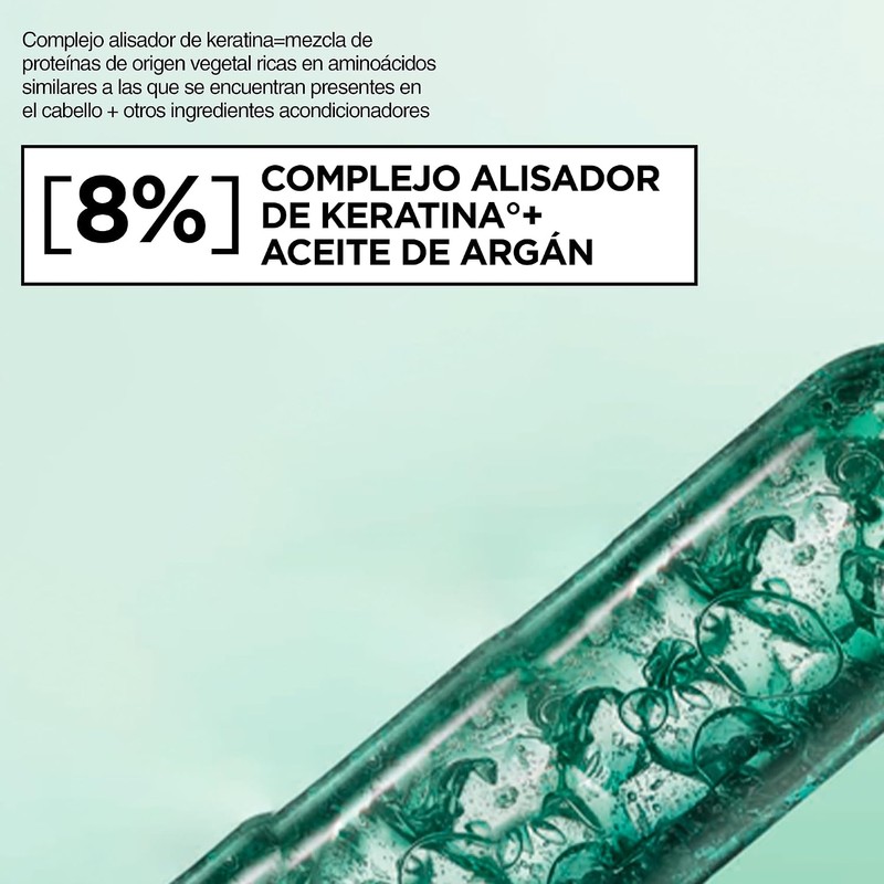 Garnier Fructis Liso Diamante, 100H Brillo Diamante Liso anti frizz
