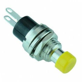 Unbranded 1x Momentary Push Button Switch 7MM Press 5 Colors to Choose From - Yellow