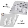 SAFIGLE 10pcs Airless Pump Bottles Refillable Vacuum Container for Eye