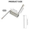 NICENEEDED 8 PCS Hair Claw Clip Spring Replacement Sliver, Clip