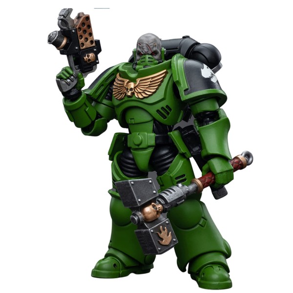 JOYTOY 1/18 Warhammer 40,000 Action Figure Salamanders Assault Intercessors Sergeant Krajax Collection Model