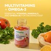 Wellsgoing Kids Multivitamin Gummies with Omega-3, Vitamins C, D, A,