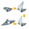 HOME MASTER HARDWARE 4 Pack Garage Door Hinge Heavy Duty