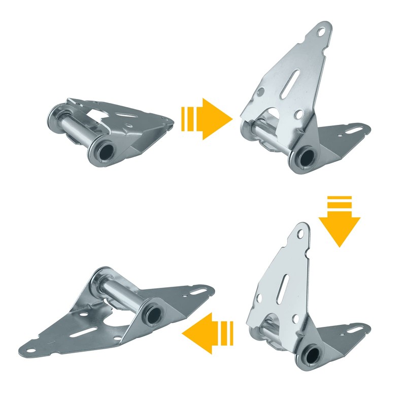 HOME MASTER HARDWARE 4 Pack Garage Door Hinge Heavy Duty