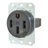 Bryant Electric 9450FR 50 Amp 125/250V NEMA 14-50R Flush Straight