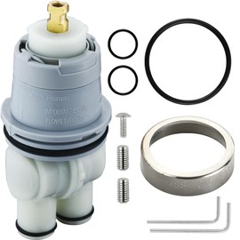 RP46074 Shower Cartridge Compatible with Delta 13/14 Series Single-Handle Faucet - Suitable for Delta Monitor MultiChoice Universal Valves Rough-in (2007-present), Includes RP22734 Bonnet Nut