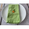 Linen Napkins –100% French Flax – Stonewashed Pure Linen Cloth