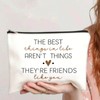Friendship Makeup Bag Gifts for Women Friends Birthday Gifts for