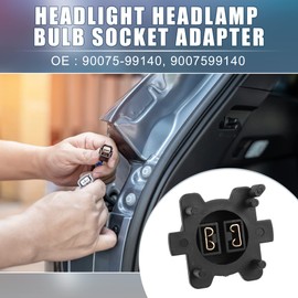 A ABSOPRO Car Headlight Headlamp Bulb Socket Adapter 90075-99140 for Lexus ES300 ES330 2002-2004 for Toyota Celica 2000-2005
