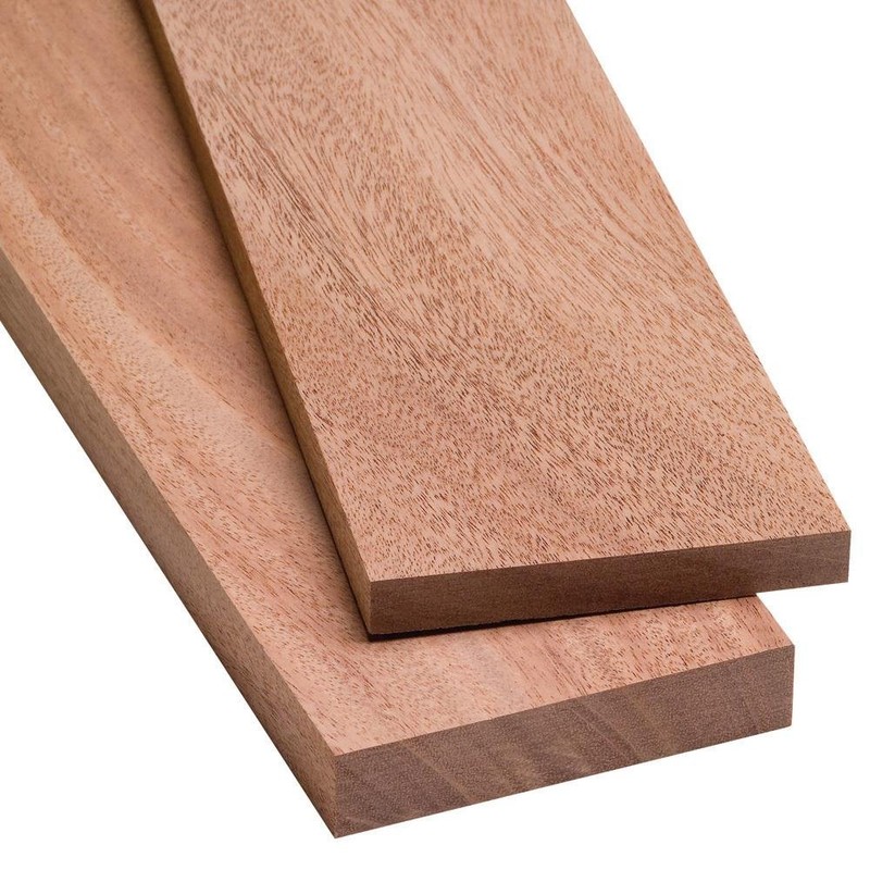 Eueasy African Mahogany Board, 1/8" x 3" x 24"